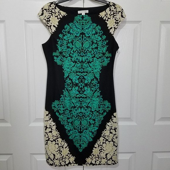 London Times Dresses & Skirts - London Times Sleeveless Floral Dress Size 8